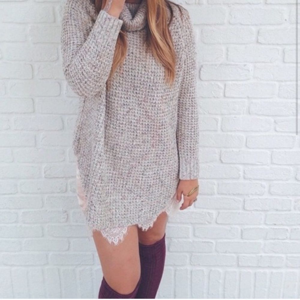 Free People Dylan Tweedy Sweater